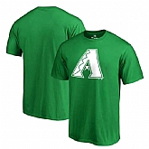Men's Arizona Diamondbacks Fanatics Branded Green Big & Tall St. Patrick's Day White Logo T-Shirt,baseball caps,new era cap wholesale,wholesale hats